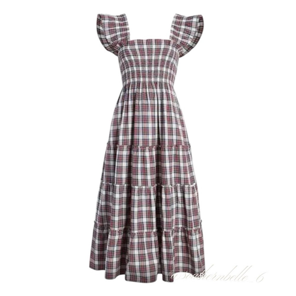 Hill House Home Ellie Nap Dress | Dress Stewart Tartan Plaid | Size XS